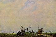 Caspar David Friedrich Meeresstrand mit Fischer oil on canvas